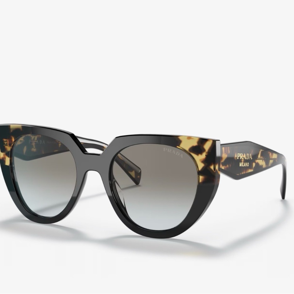 EUC Prada Black and Tortoise Sunglasses